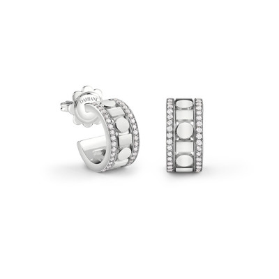 Orecchini Belle Epoque Reel oro bianco diamanti
