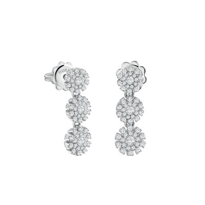 Orecchini Margherita in oro bianco e diamanti