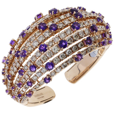 Bracciale Notte di San Lorenzo oro rosa e diamanti