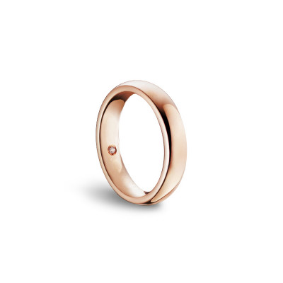 Fede nuziale Veramore in oro rosa