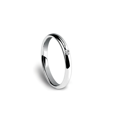 Fede nuziale veramore in platino