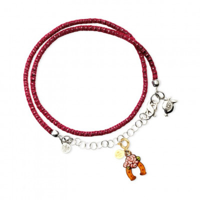 Bracciale con Pendente Ferro di Cavallo Portafortuna