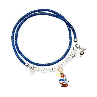 Bracciale con Pendente Barca a Vela