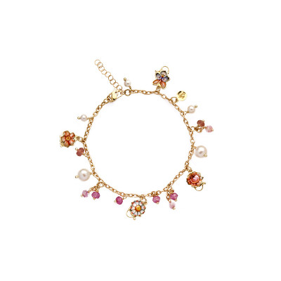 Bracciale Margherita Fiorellini Grandi Rosa