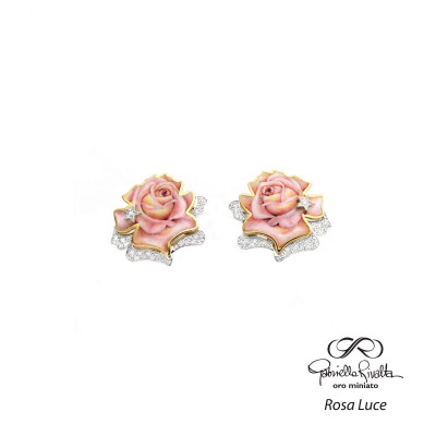 Orecchini Rosa Luce