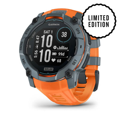 Instinct® 3 Solar Twilight con cinturino in silicone Solstice