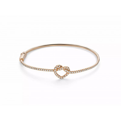 Bracciale rigido Cuore a nodo