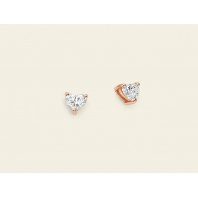 Orecchini diamanti taglio Cuore
