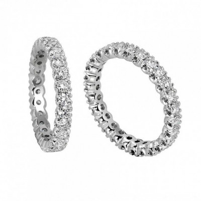 Anello in oro bianco e diamanti
