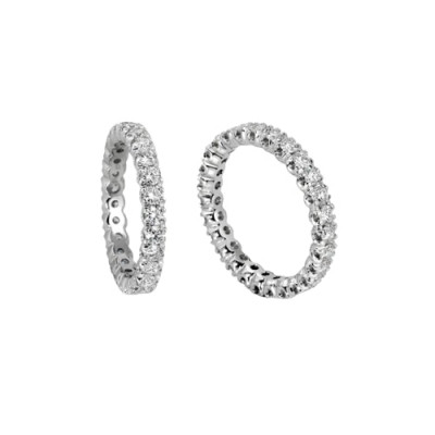 Veretta Io Luce in oro bianco e diamanti 1,11 ct G VS