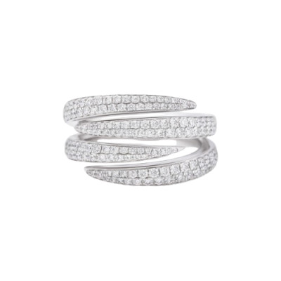 Anello Like Me in oro bianco e diamanti 1,22 ct. FG VS