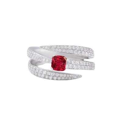 Anello Like Me in oro bianco e diamanti 1,04 ct. G VS