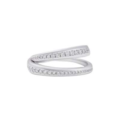 Anello Like Me in oro bianco e diamanti 0,53 ct. FG VS