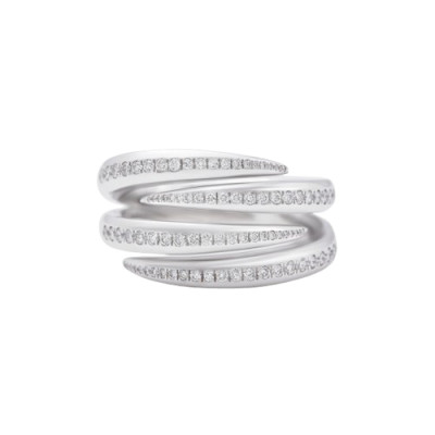 Anello Like Me in oro bianco e diamanti 0,59 ct. G VS