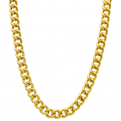 Girocollo in oro giallo maglia catena grumetta 20 g
