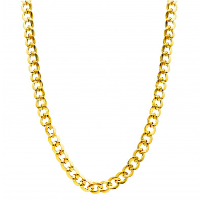 Girocollo in oro giallo maglia catena grumetta 8,70 g