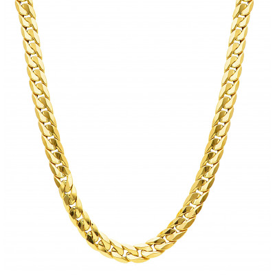 Girocollo in oro giallo maglia catena grumetta 16 g