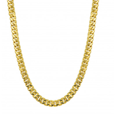 Girocollo in oro giallo maglia catena grumetta 16 g