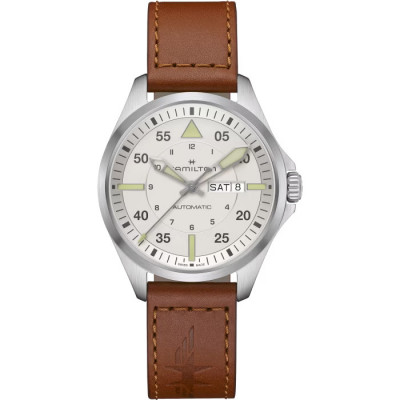 Khaki Aviation Pilot Day Date Auto