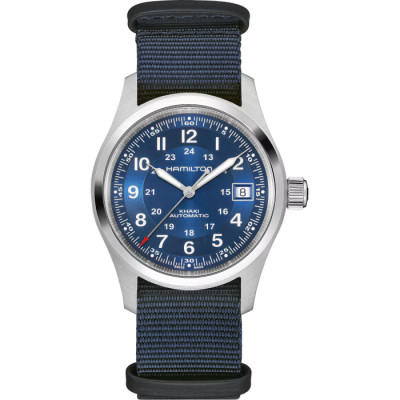 Khaki Field Auto 38 mm (blu)