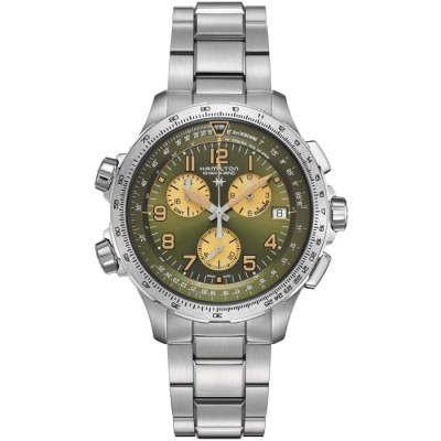 Khaki Aviation X-Wind GMT Chrono Quartz