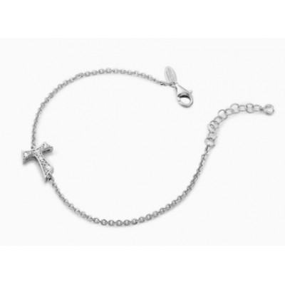 Bracciale Rosario Argento Zirconi