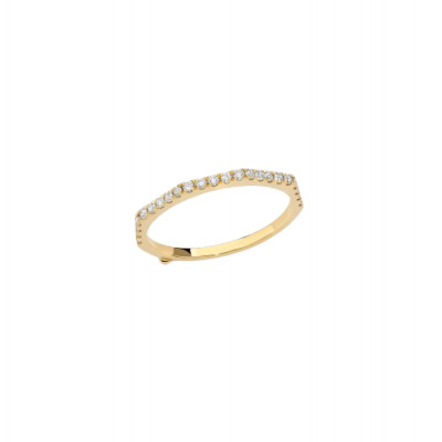 Anello mezza Eternelle diamanti