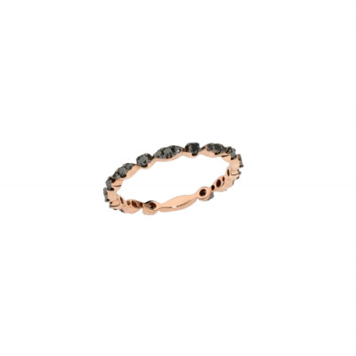 Anello Eternelle diamanti neri