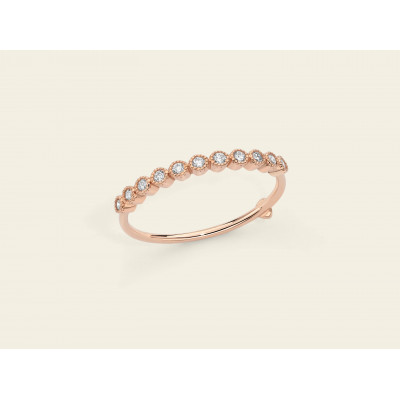 Anello Dots 11 diamanti