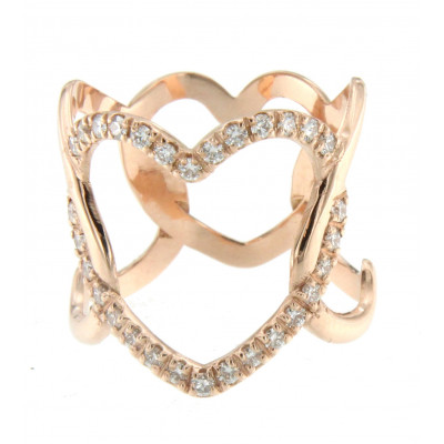 Anello Cuori a giro