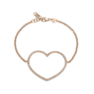 Bracciale Cuore diamanti