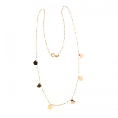 Collana Cuori e Rotondi a lastra