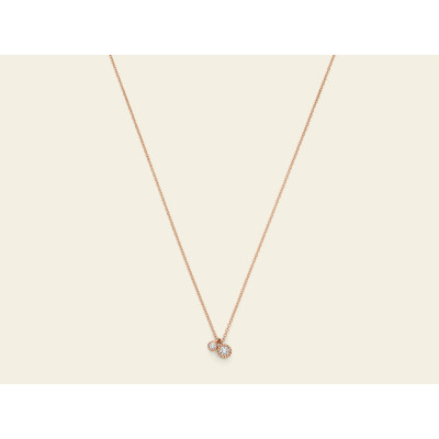 Collana Dots 2 diamanti