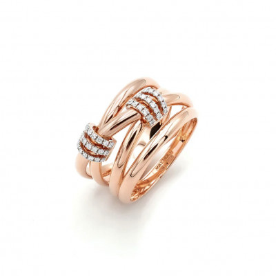 Anello Hiroko diamanti