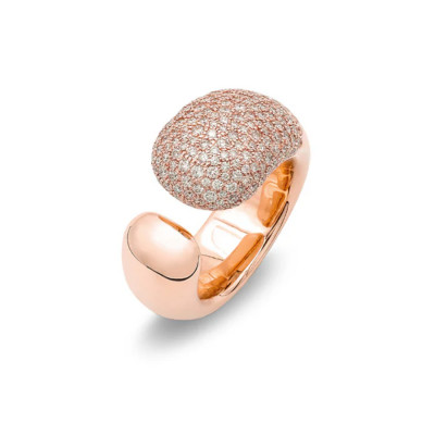 Anello Hiroko grande con diamanti
