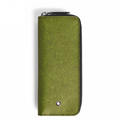 Astuccio con cerniera per 2 strumenti da scrittura Sartorial