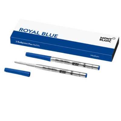 2 refill per penna a sfera (M) Royal Blue (blu)