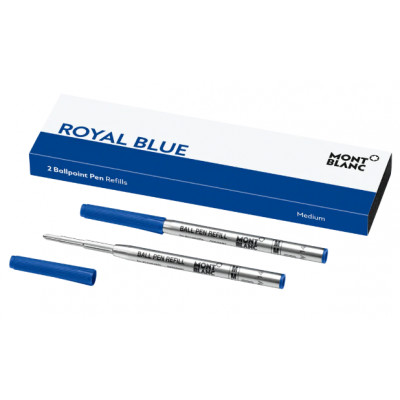 2 refill per penna a sfera (M) Royal Blue (blu)