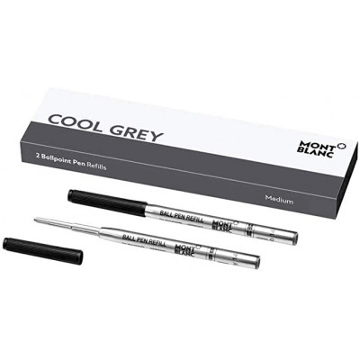 2 refill per penna a sfera (M) Cool Grey (grigio)