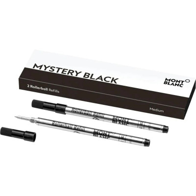 2 refill per roller (M) Mystery Black (nero)