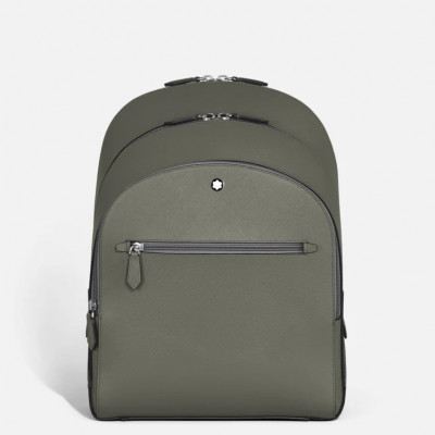 Zaino Sartorial medio con tre scomparti grigio medio