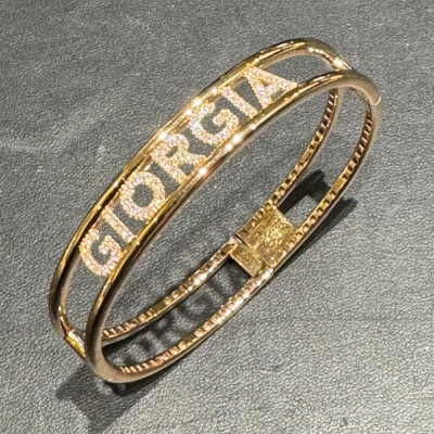 Bracciale in oro giallo e diamanti Giorgia