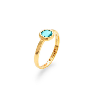 Anello Loop azzurro piccolo