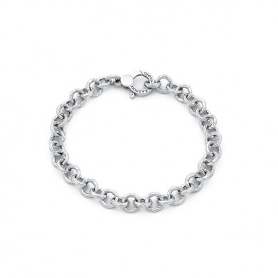 Bracciale Base Maglia Martellata