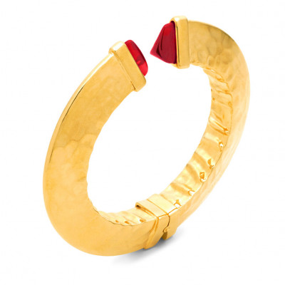 Bangle Red Blade Grande oro