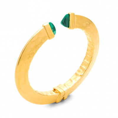 Bangle Green Blade oro