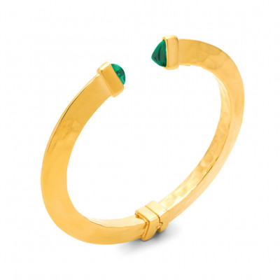 Bangle Green Blade piccolo oro
