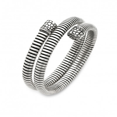 Bracciale Tubogas Croco Doppio