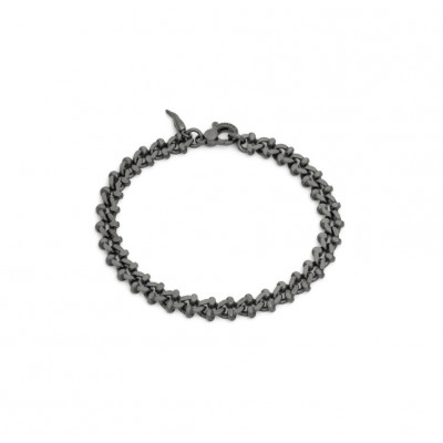 Bracciale Maglia Crab Black