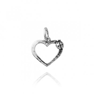 Charm Cuore Coccinella